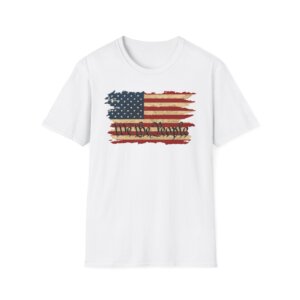 Distressed American Flag - We the People T-Shirt - Patriotic Vintage Grunge Design - A069