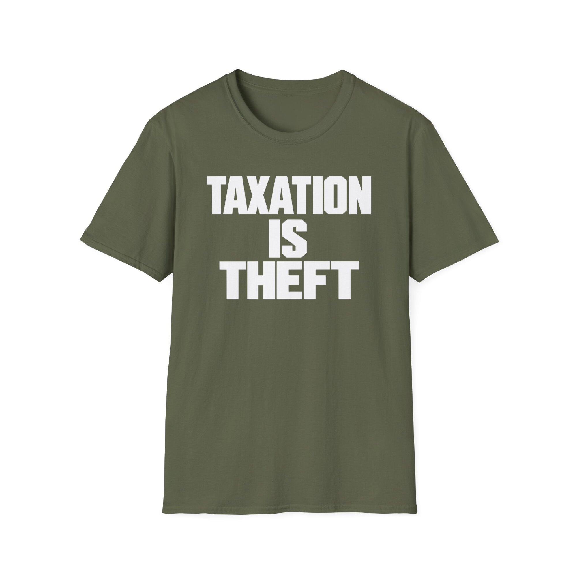 Taxation Is Theft T-Shirt - Bold Libertarian Graphic Tee P005 - Image 3
