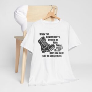 Liberty Quote T-Shirt - Bold Anti-Tyranny Statement Tee - Unisex Heavy Cotton Tee